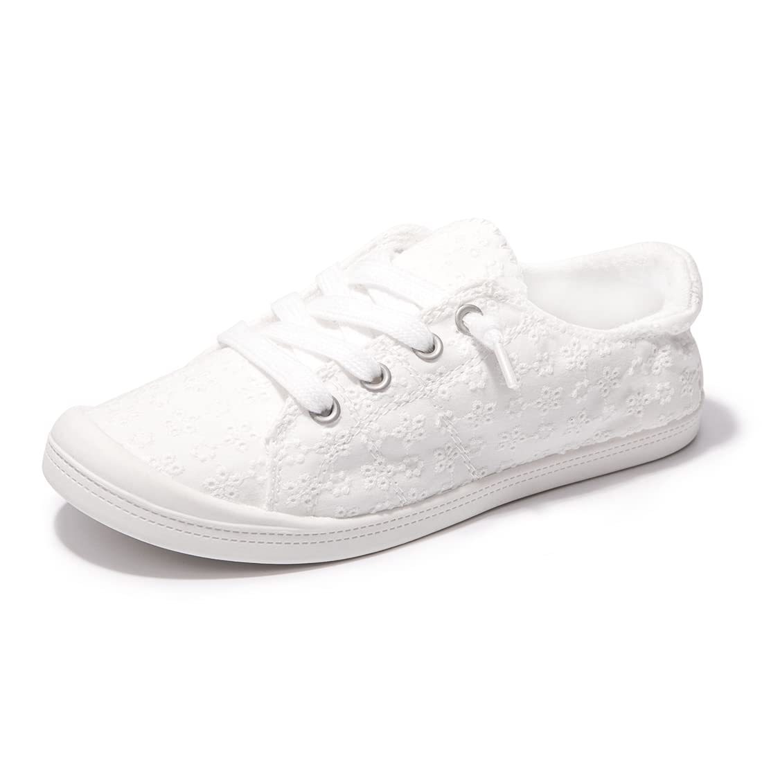Women's Slip-On Canvas Sneakers, Low Top Walking Shoes
