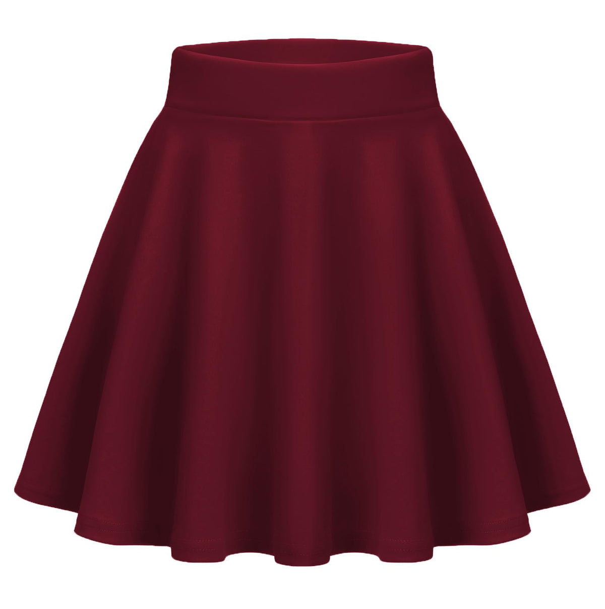 Zeagoo Women's Skirt Basic Mini Skater Skirt 2026 Summer Skirts Stretchable High Waist A-Line Party Club Skirts