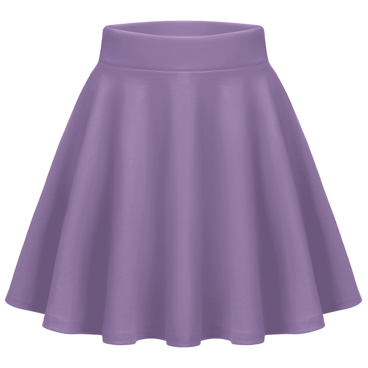 Zeagoo Women's Skirt Basic Mini Skater Skirt 2026 Summer Skirts Stretchable High Waist A-Line Party Club Skirts