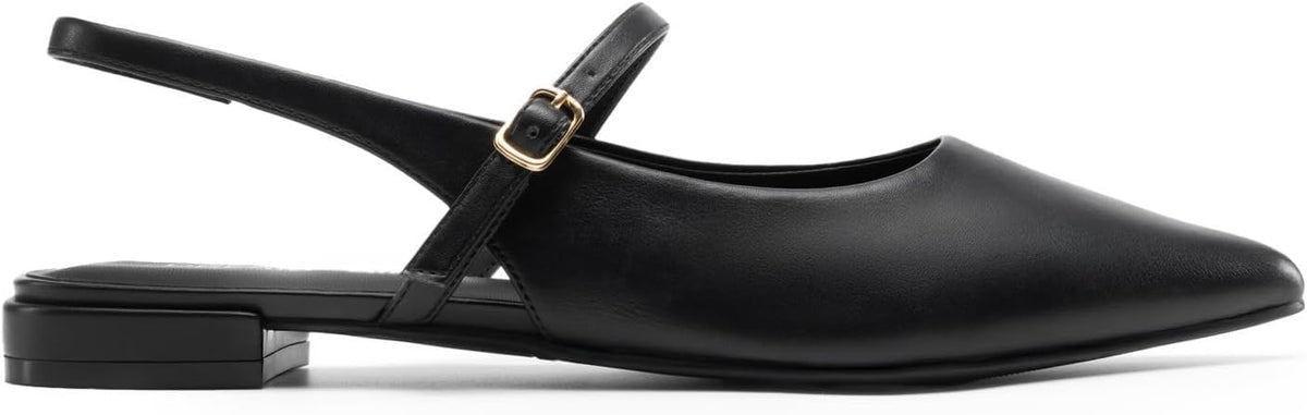 DREAM PAIRS Women's Slingback Dressy Mary Jane Ballet Flats