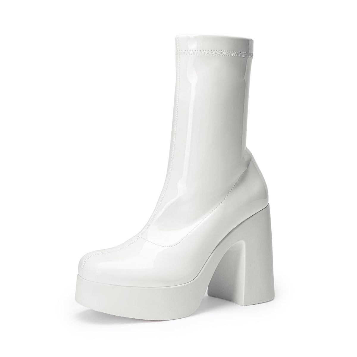 DREAM PAIRS Women's Gogo Ankle Boots Platform Shoes