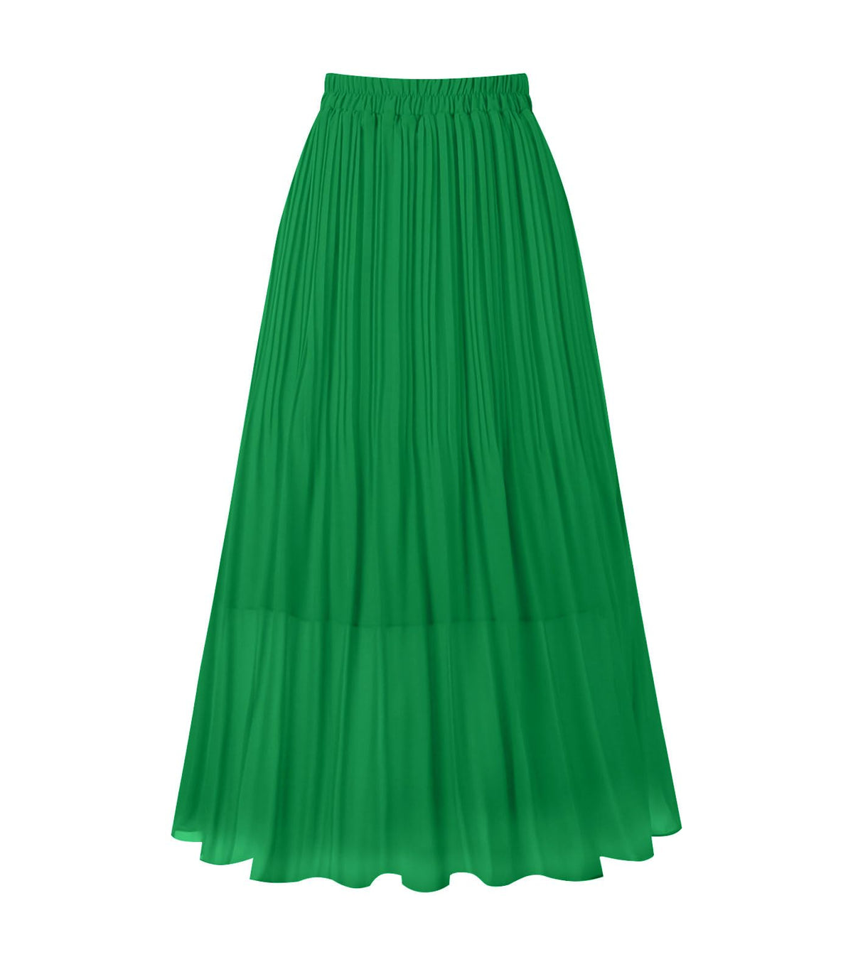 Kingfancy Women's Pleated Skirt A-Line Midi Skirts