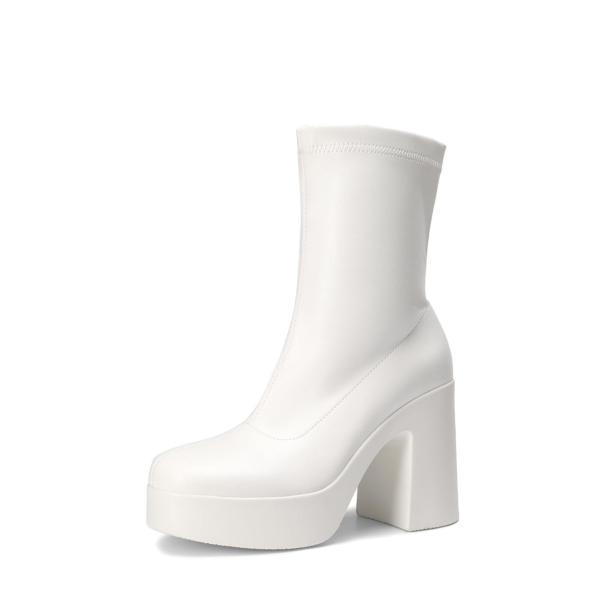 DREAM PAIRS Women's Gogo Ankle Boots Platform Shoes