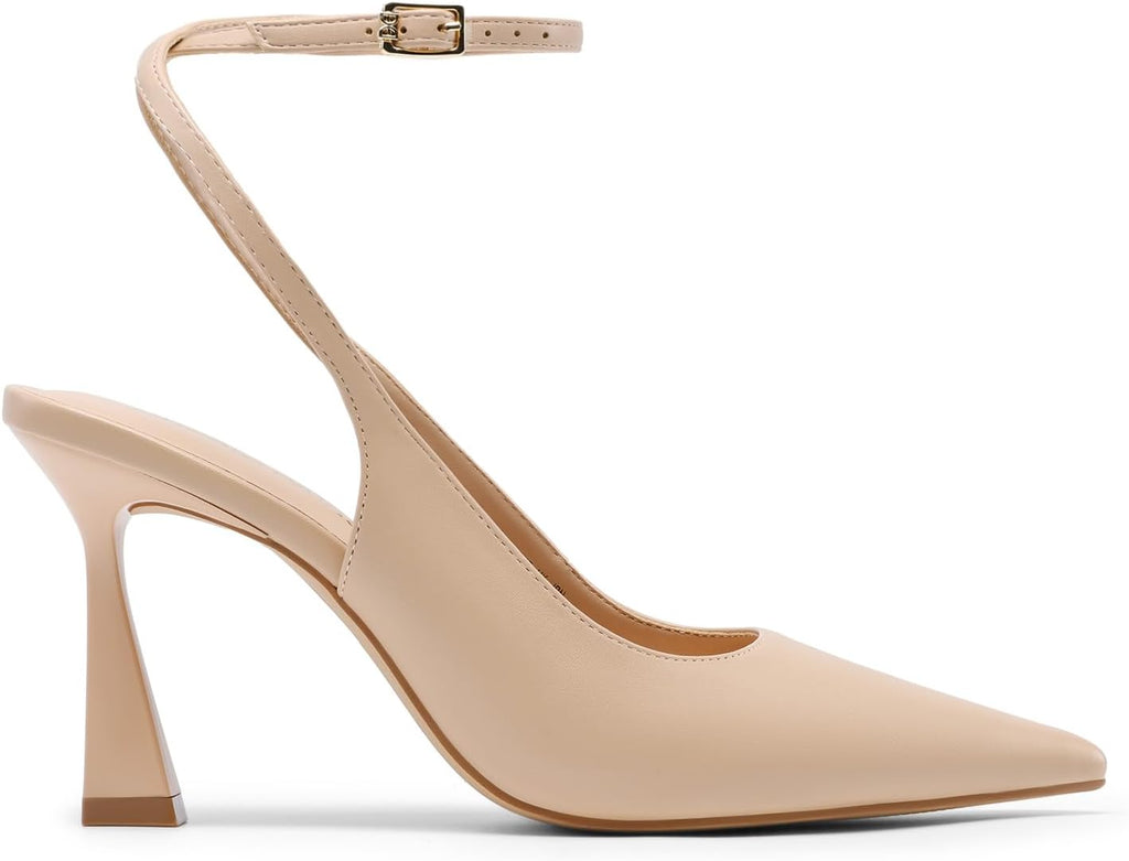 DREAM PAIRS Women's Closed Toe High Heel Pumps Shoes