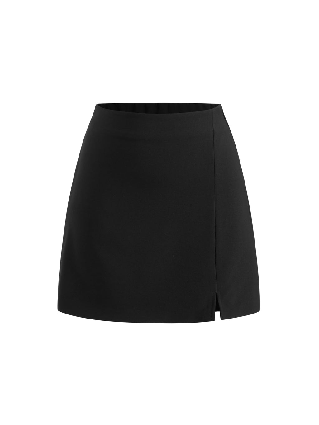 CIDER Mini Skirt High Waist Split Party Basic A Line Skirt