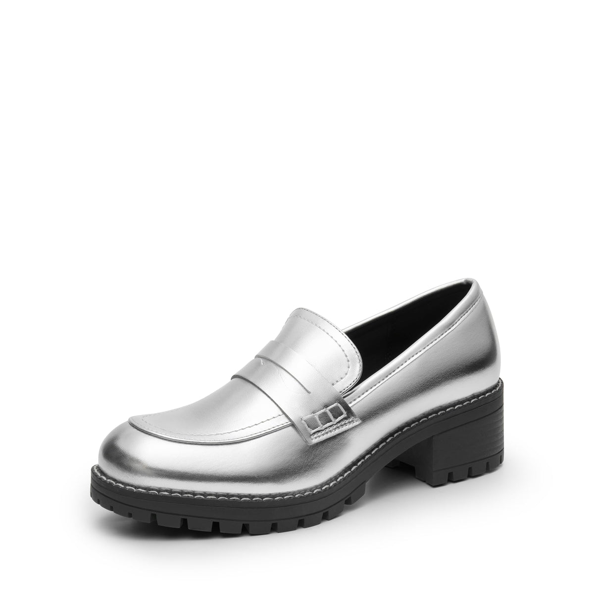 DREAM PAIRS Women's Penny Chunky Loafers Work Shoes