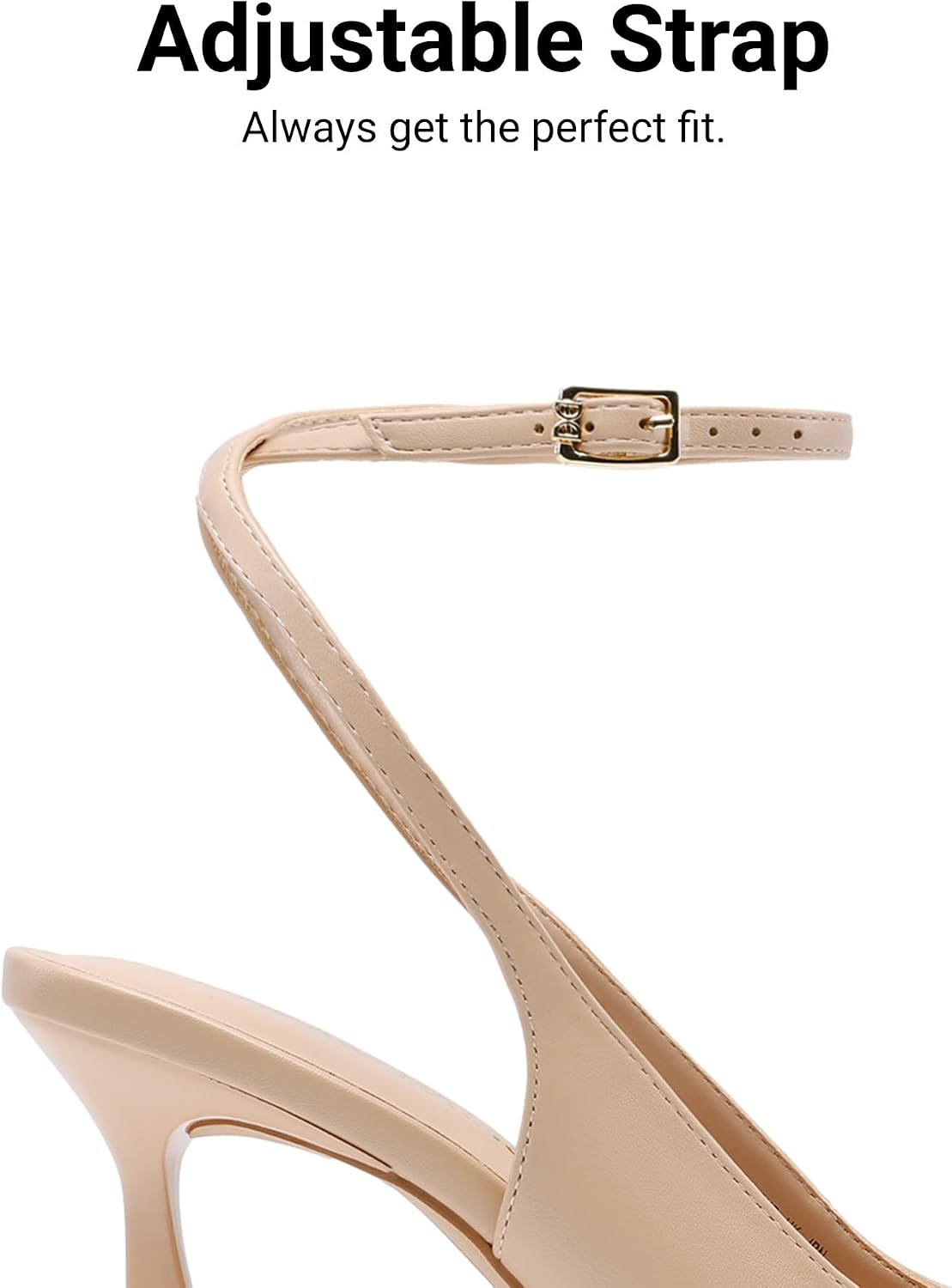 DREAM PAIRS Women's Closed Toe High Heel Pumps Shoes