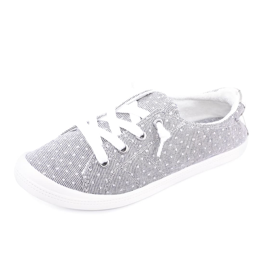 Women's Slip-On Canvas Sneakers, Low Top Walking Shoes