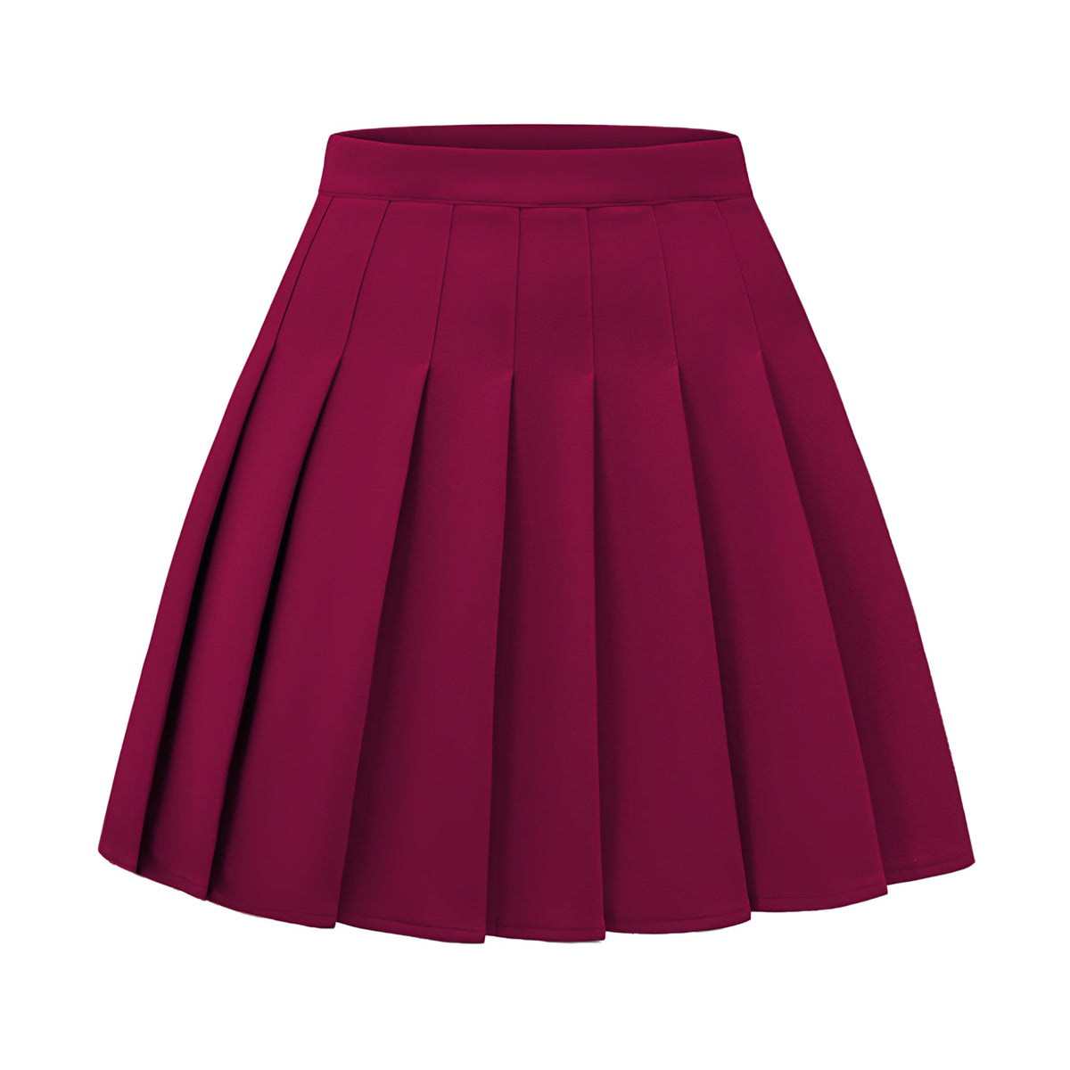 DRESS NICES Women Pleated Skirt A-Line Short Mini Basic Skirt School Uniform Cheerleader Skirts Skater Skirt