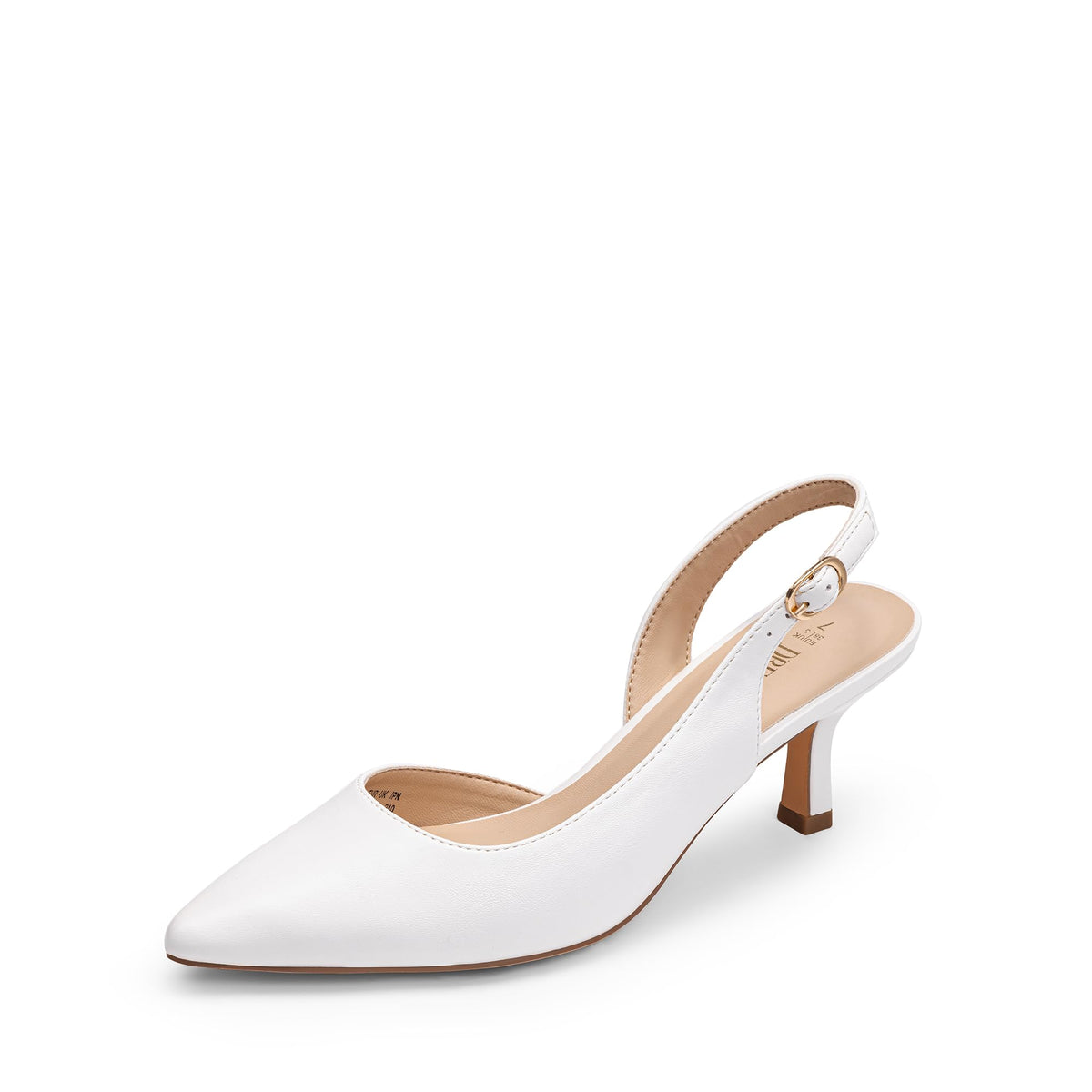 DREAM PAIRS Women's Kitten Slingback Heels Pumps