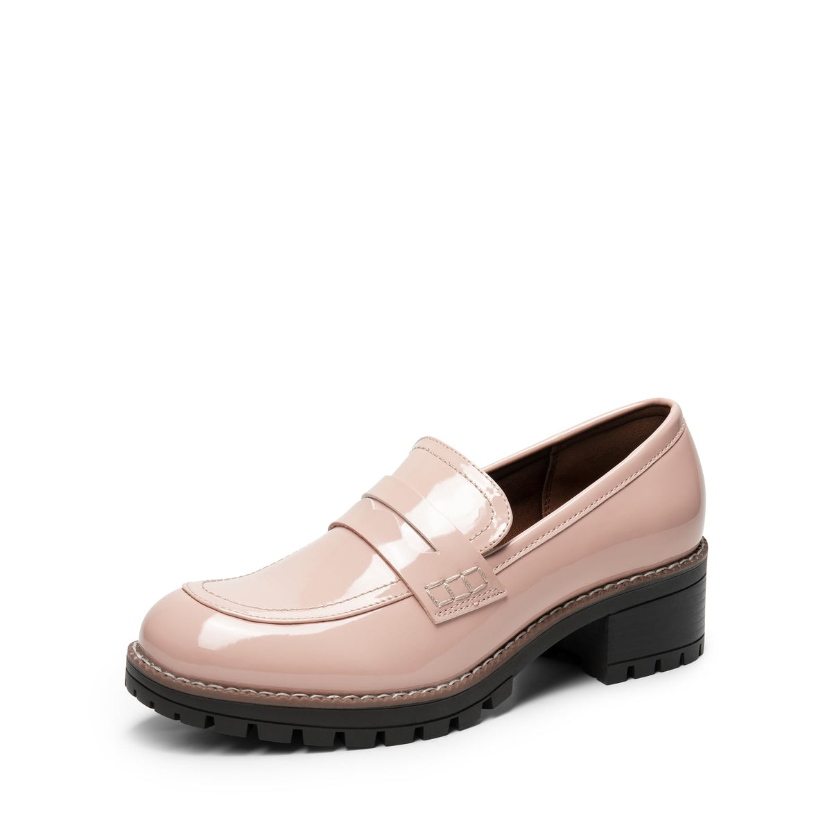 DREAM PAIRS Women's Penny Chunky Loafers Work Shoes