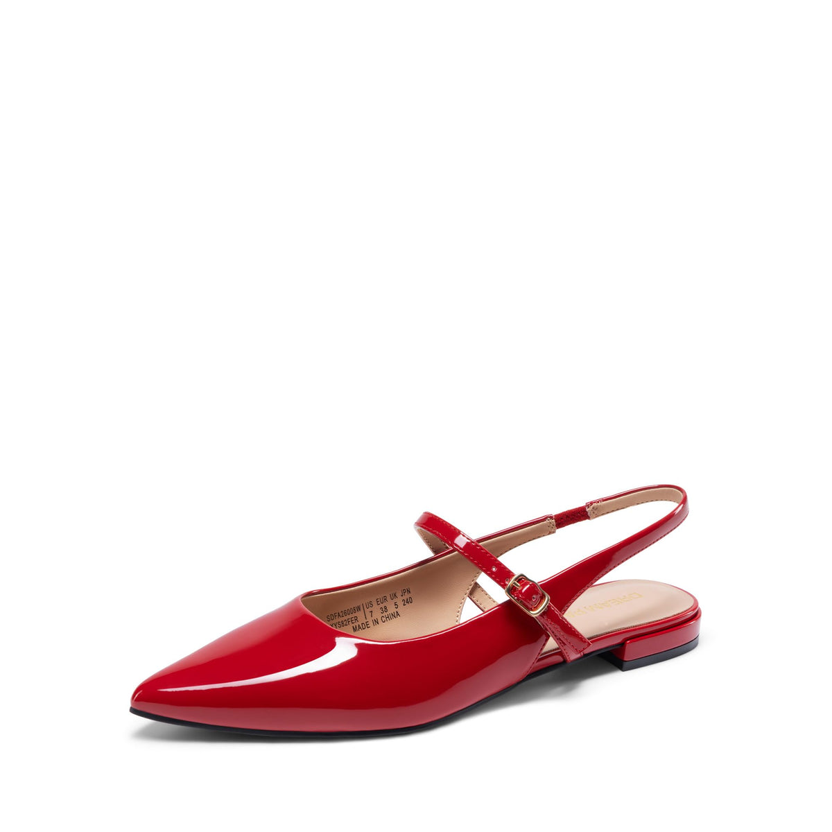 DREAM PAIRS Women's Slingback Dressy Mary Jane Ballet Flats