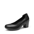 DREAM PAIRS Women's Chunky Round Toe Dress Shoes