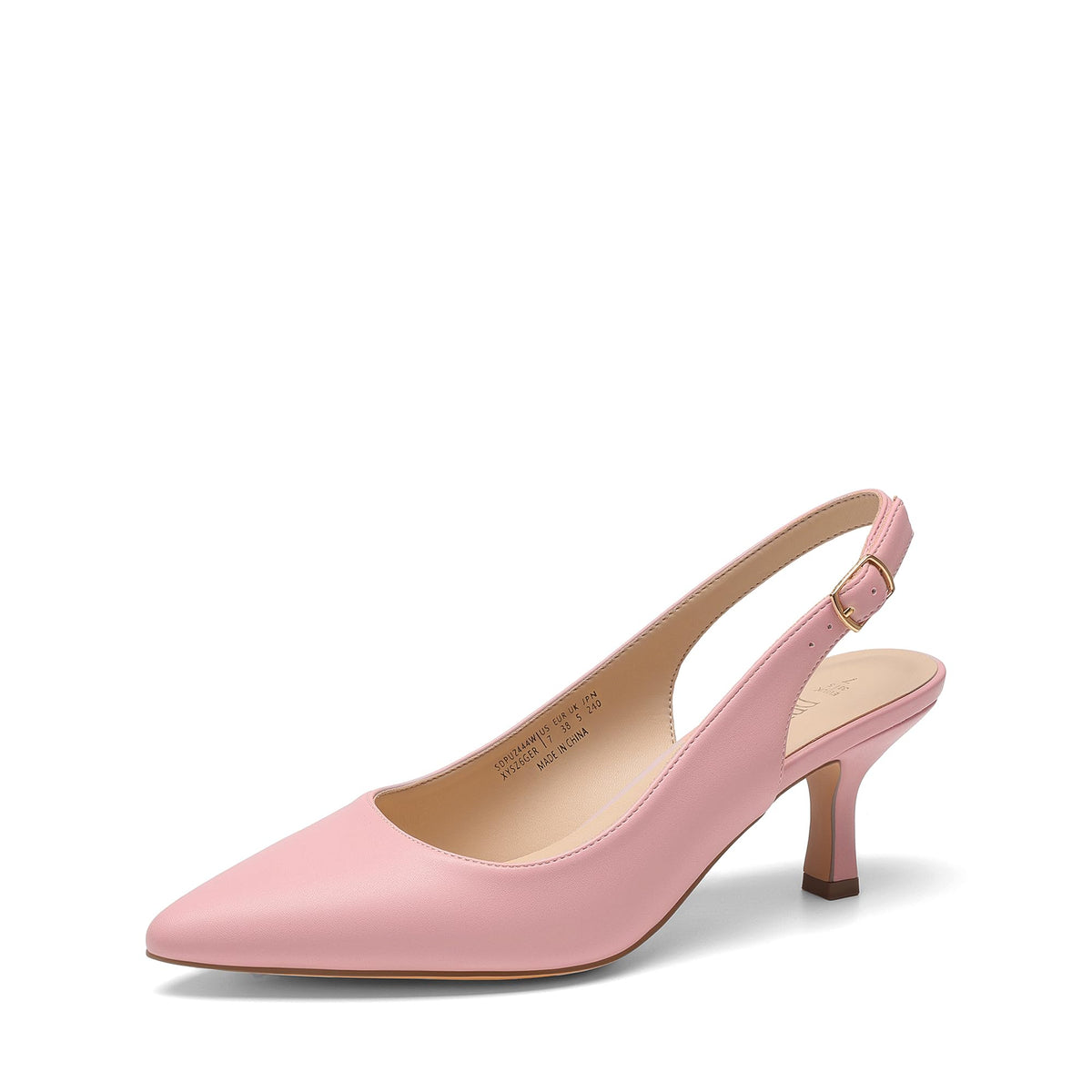 DREAM PAIRS Women's Kitten Slingback Heels Pumps
