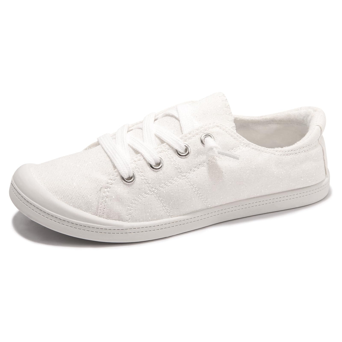 Women's Slip-On Canvas Sneakers, Low Top Walking Shoes