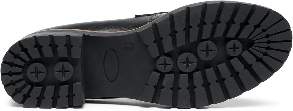 DREAM PAIRS Women's Penny Chunky Loafers Work Shoes