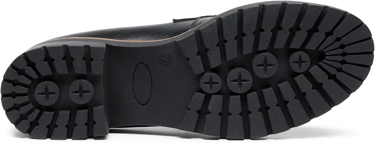 DREAM PAIRS Women's Penny Chunky Loafers Work Shoes