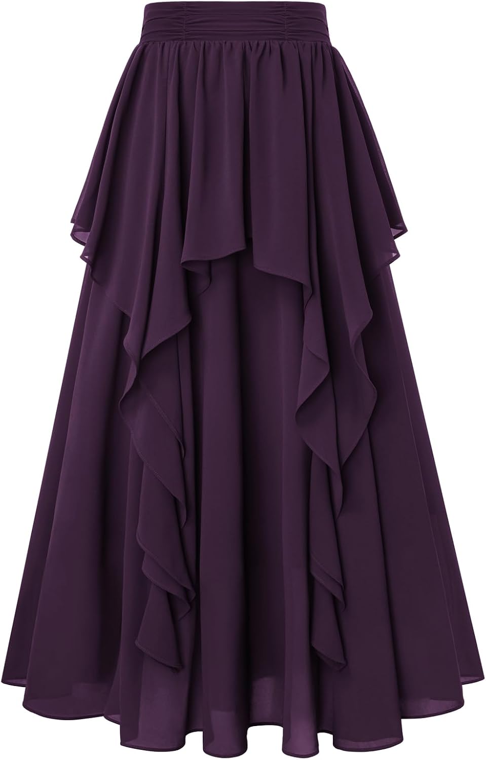Scarlet Darkness Maxi Skirts for Women Renaissance High Waist Long Skirt