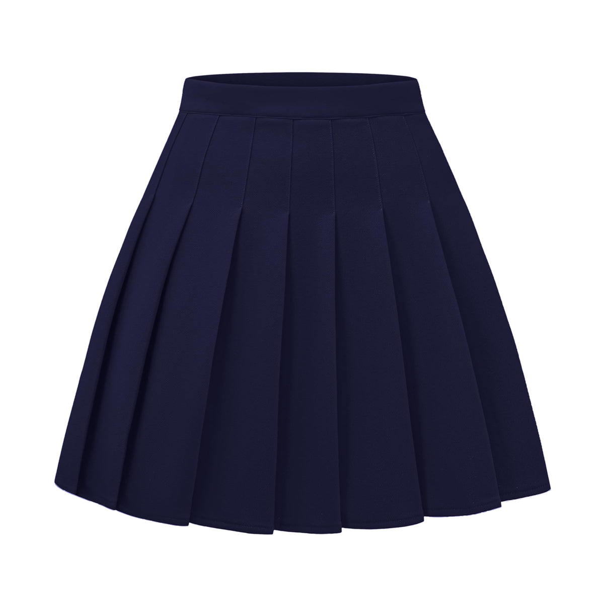 DRESS NICES Women Pleated Skirt A-Line Short Mini Basic Skirt School Uniform Cheerleader Skirts Skater Skirt