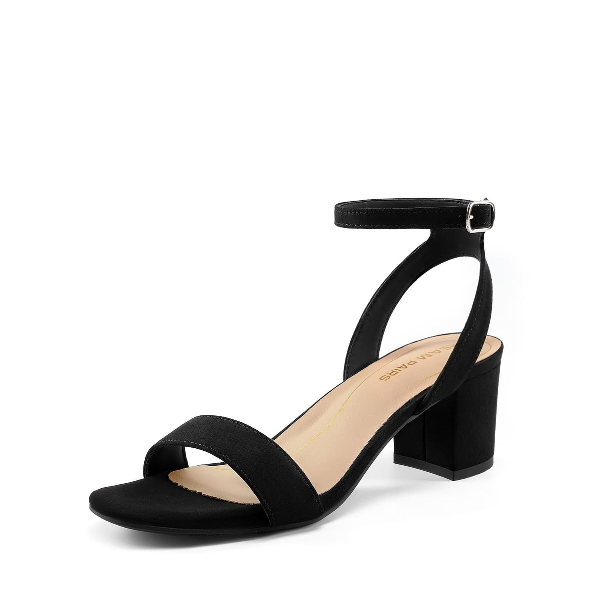 DREAM PAIRS Women's Low Chunky Heels Sandals