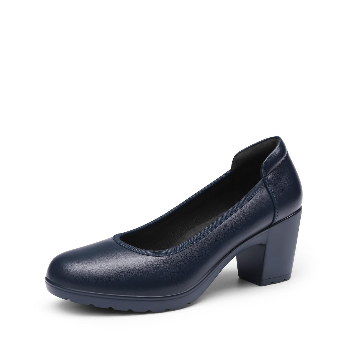 DREAM PAIRS Women's Chunky Round Toe Dress Shoes