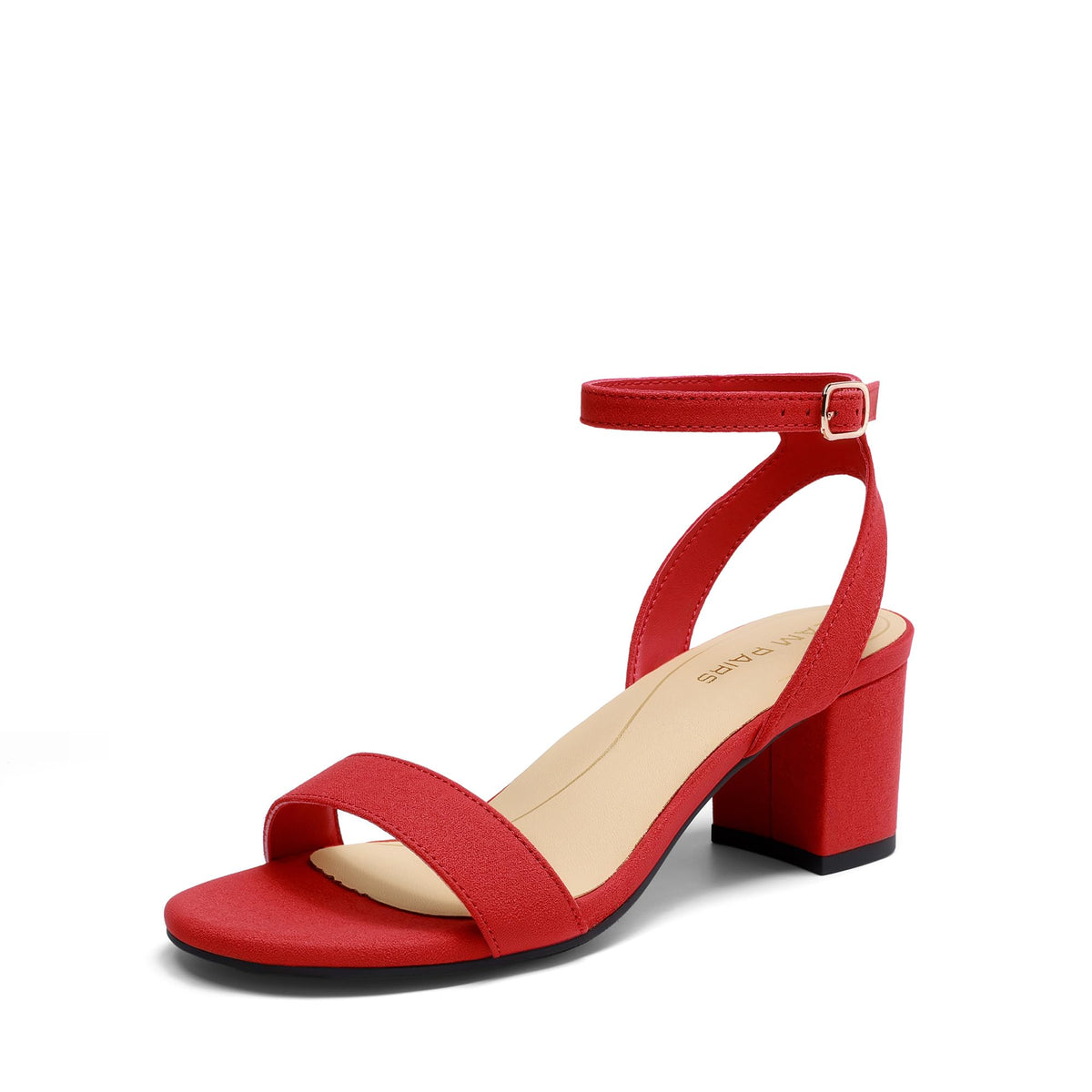 DREAM PAIRS Women's Low Chunky Heels Sandals