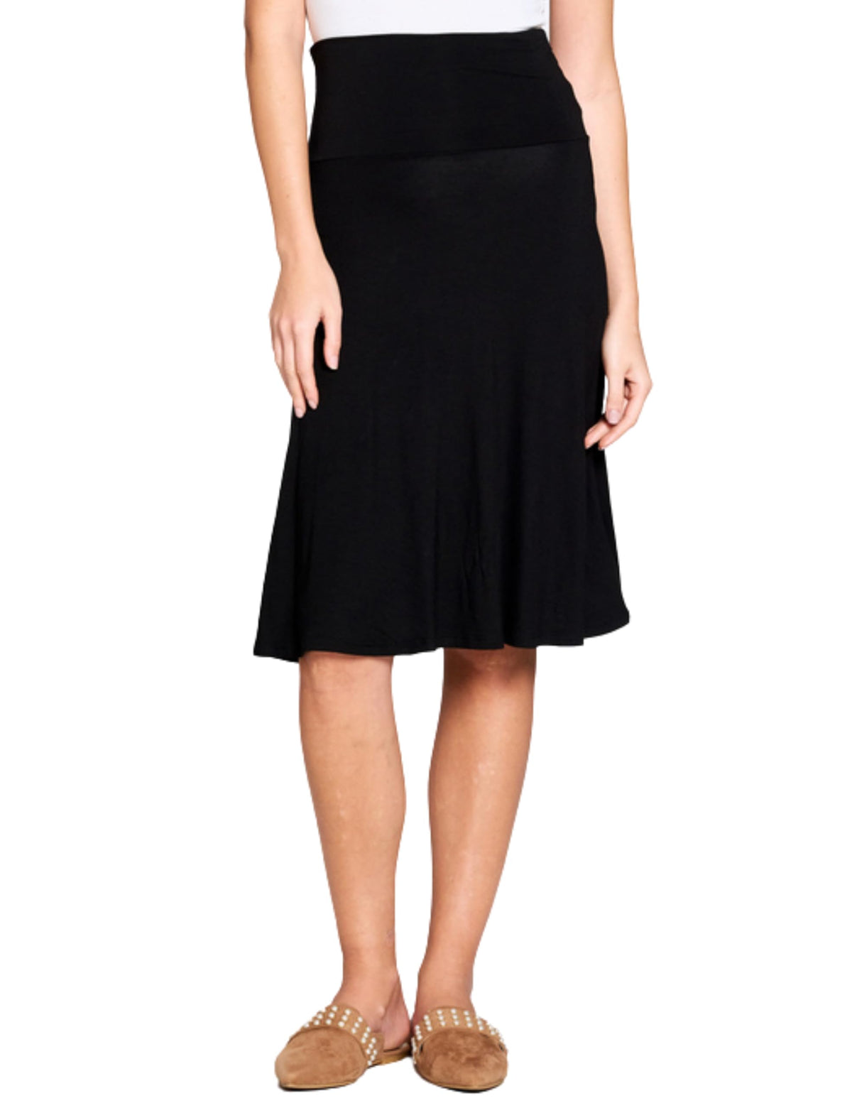 Popana Midi Skirt for Women, Flowy Skirts for Women Midi Length
