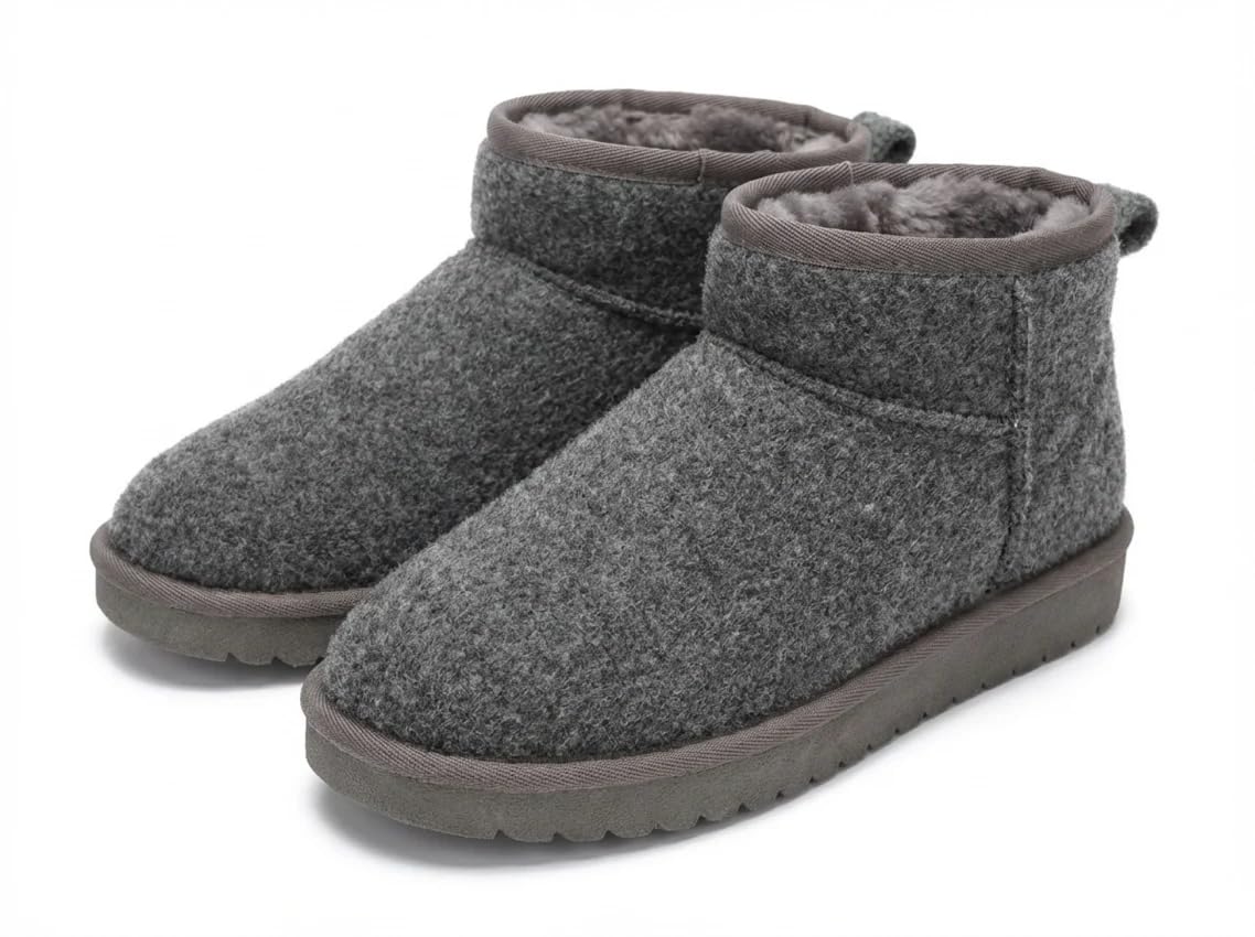 100% Genuine Leather Womens Boots Fur-Lined Booties Ankle Boots for Women