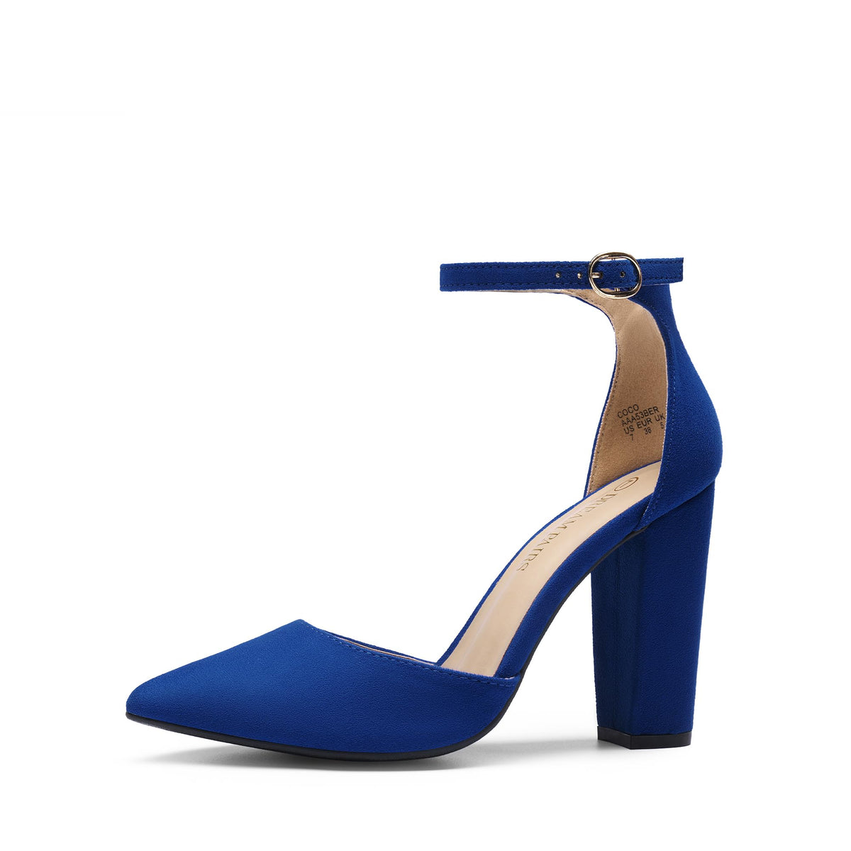 DREAM PAIRS Women's Coco High Heels Chunky Pumps