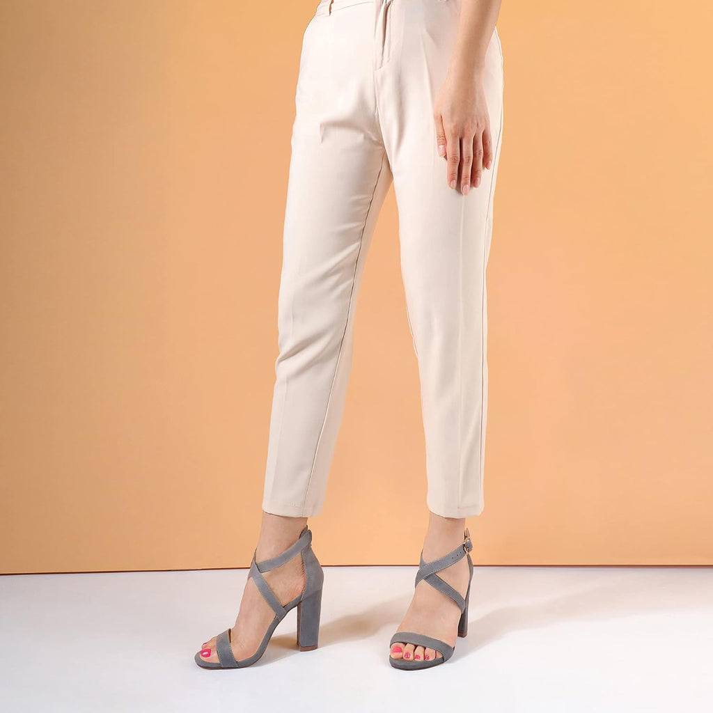 IDIFU IN4 Strappy Heels Chunky High Open Toe Ankle Strap Heeled Sandals