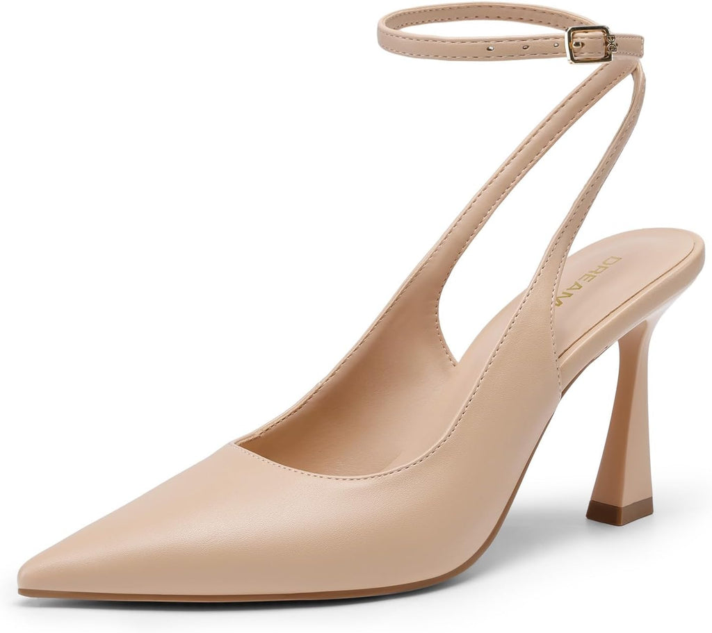 DREAM PAIRS Women's Closed Toe High Heel Pumps Shoes