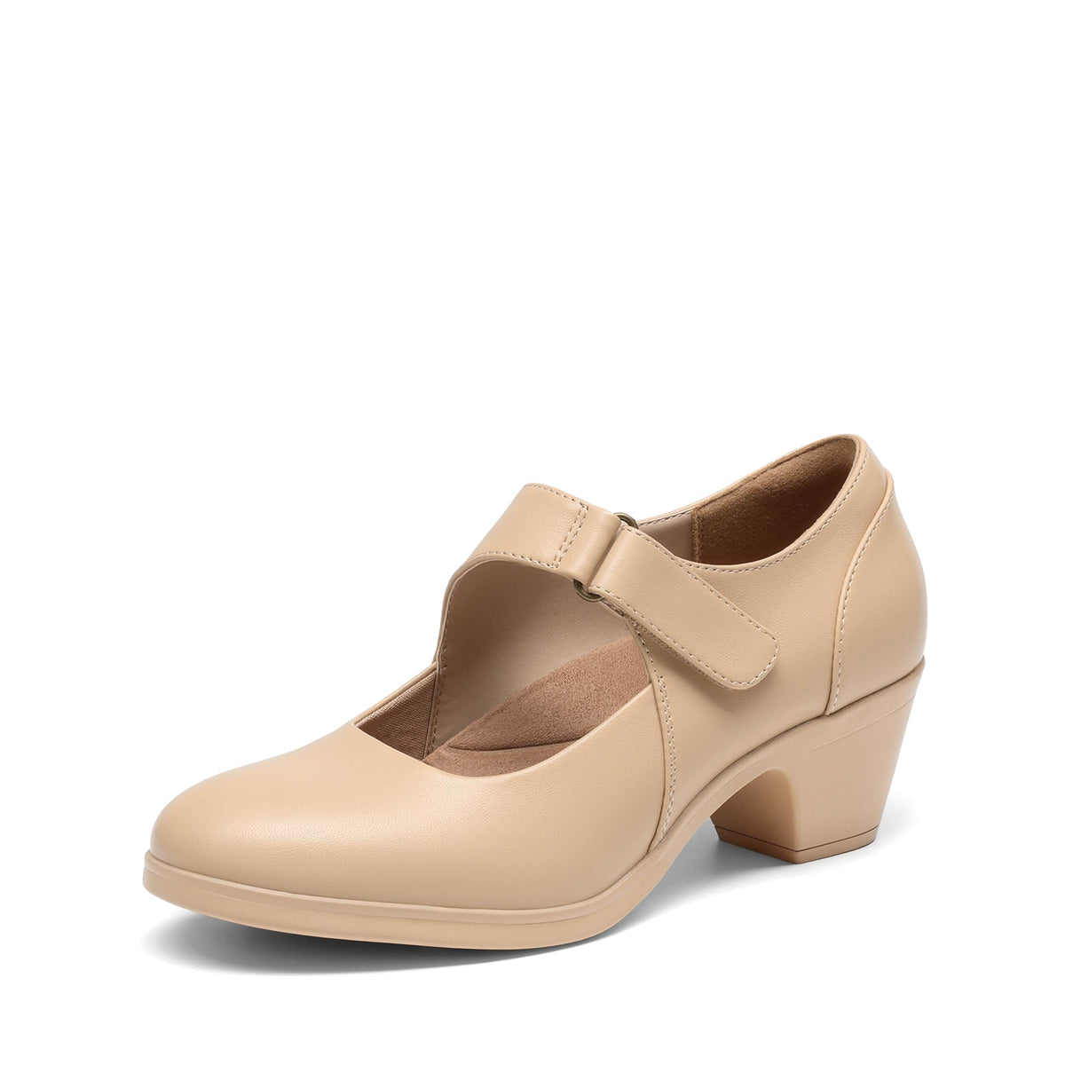 DREAM PAIRS Women's Mary Jane Dress Shoes Block Pumps