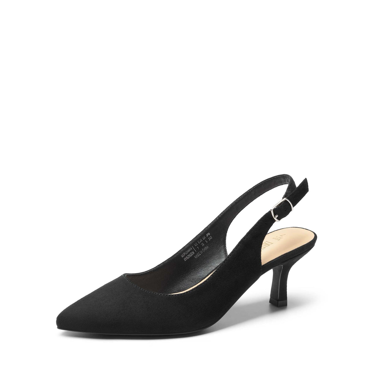 DREAM PAIRS Women's Kitten Slingback Heels Pumps