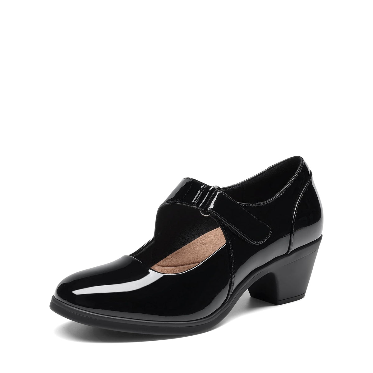 DREAM PAIRS Women's Mary Jane Dress Shoes Block Pumps
