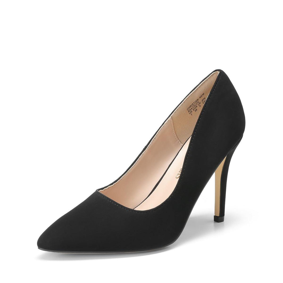 DREAM PAIRS Women's Closed Pointed Toe High Heels
