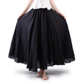 OCHENTA Boho Cotton Maxi Skirts Flowy Long A Line Skirt for Women S-L&Girls