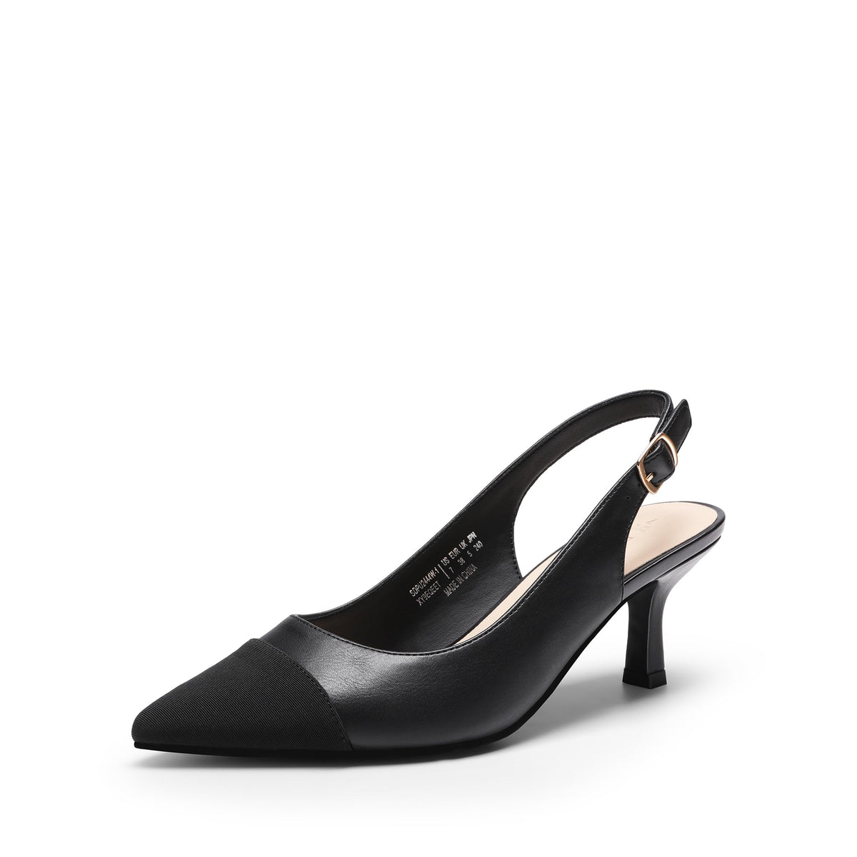 DREAM PAIRS Women's Kitten Slingback Heels Pumps
