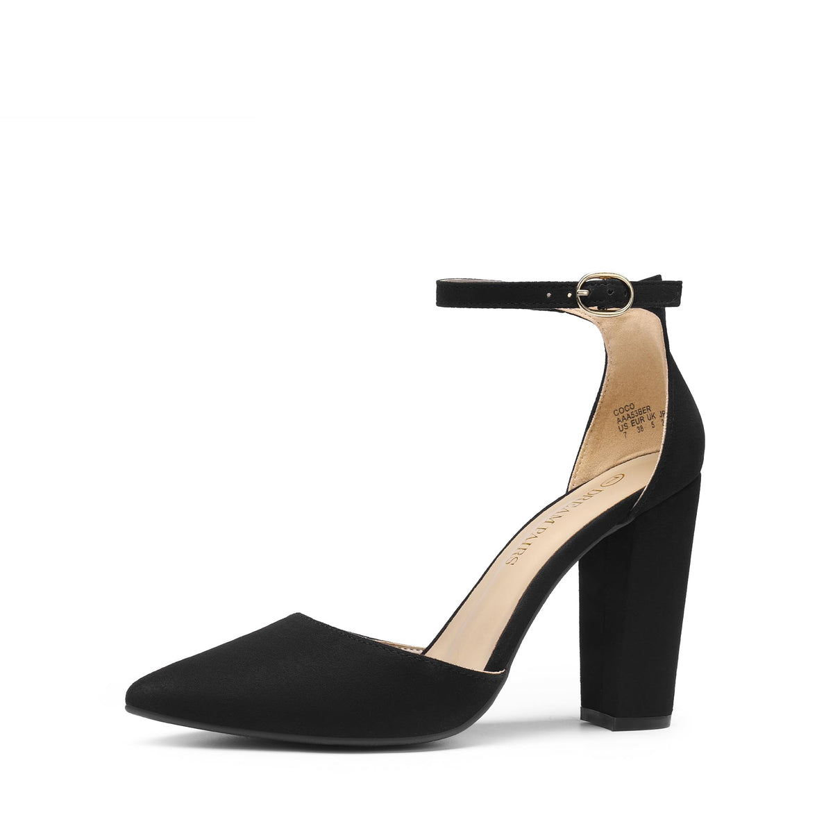 DREAM PAIRS Women's Coco High Heels Chunky Pumps