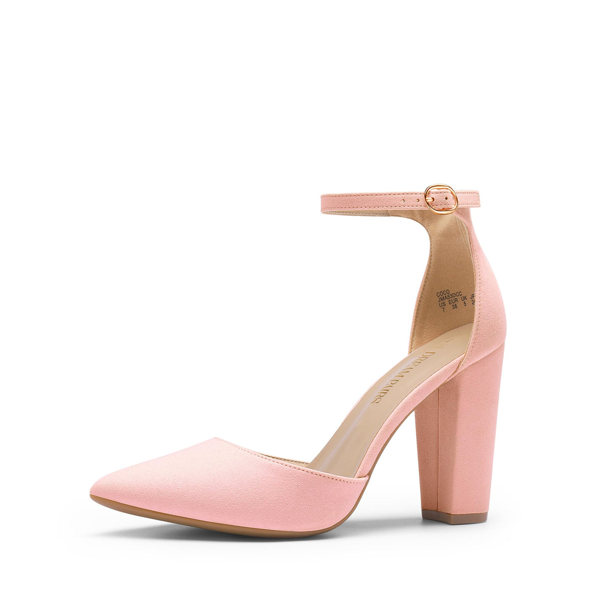 DREAM PAIRS Women's Coco High Heels Chunky Pumps