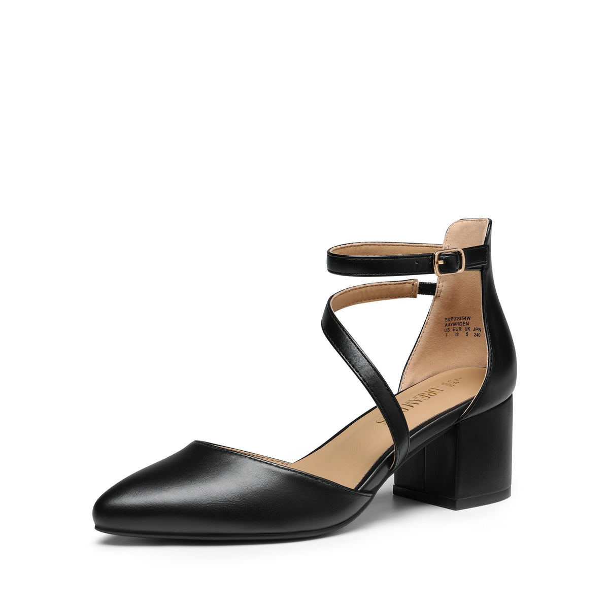 DREAM PAIRS Women's Dress Shoes Block Heels Pumps