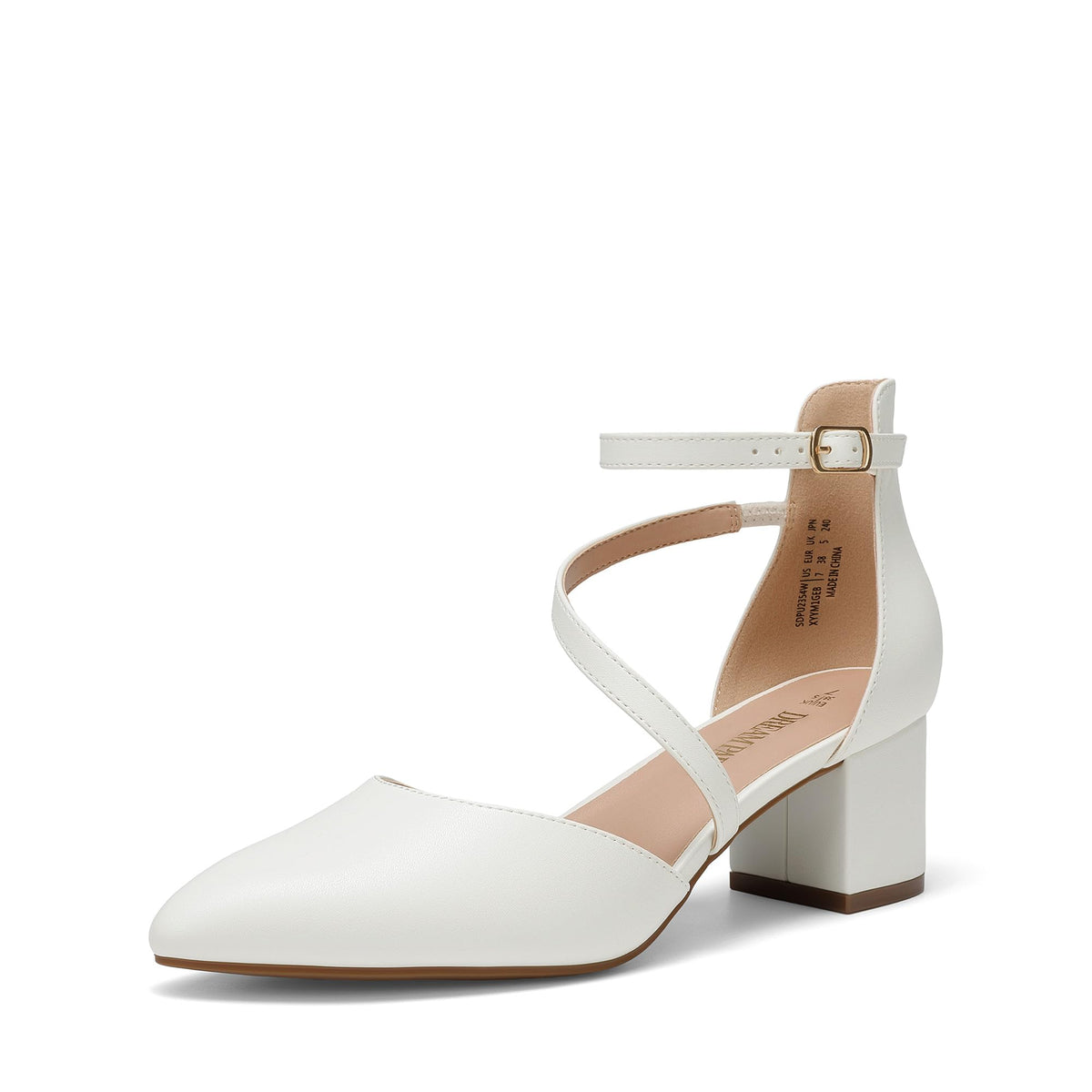 DREAM PAIRS Women's Dress Shoes Block Heels Pumps