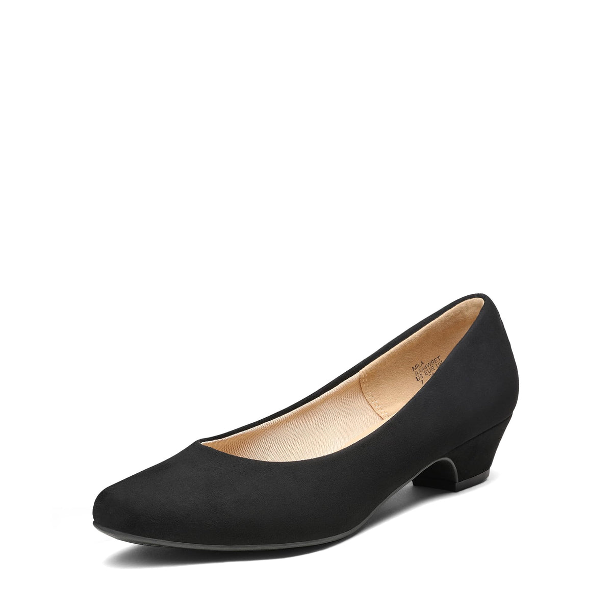 DREAM PAIRS Women's Low Chunky Heel Pump Dress Shoes