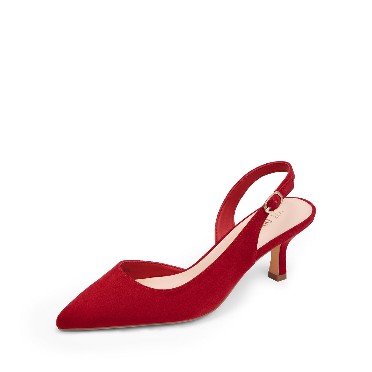 DREAM PAIRS Women's Kitten Slingback Heels Pumps