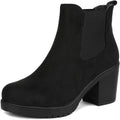 DREAM PAIRS Women's Chelsea Ankle Boots Fall Booties Shoes