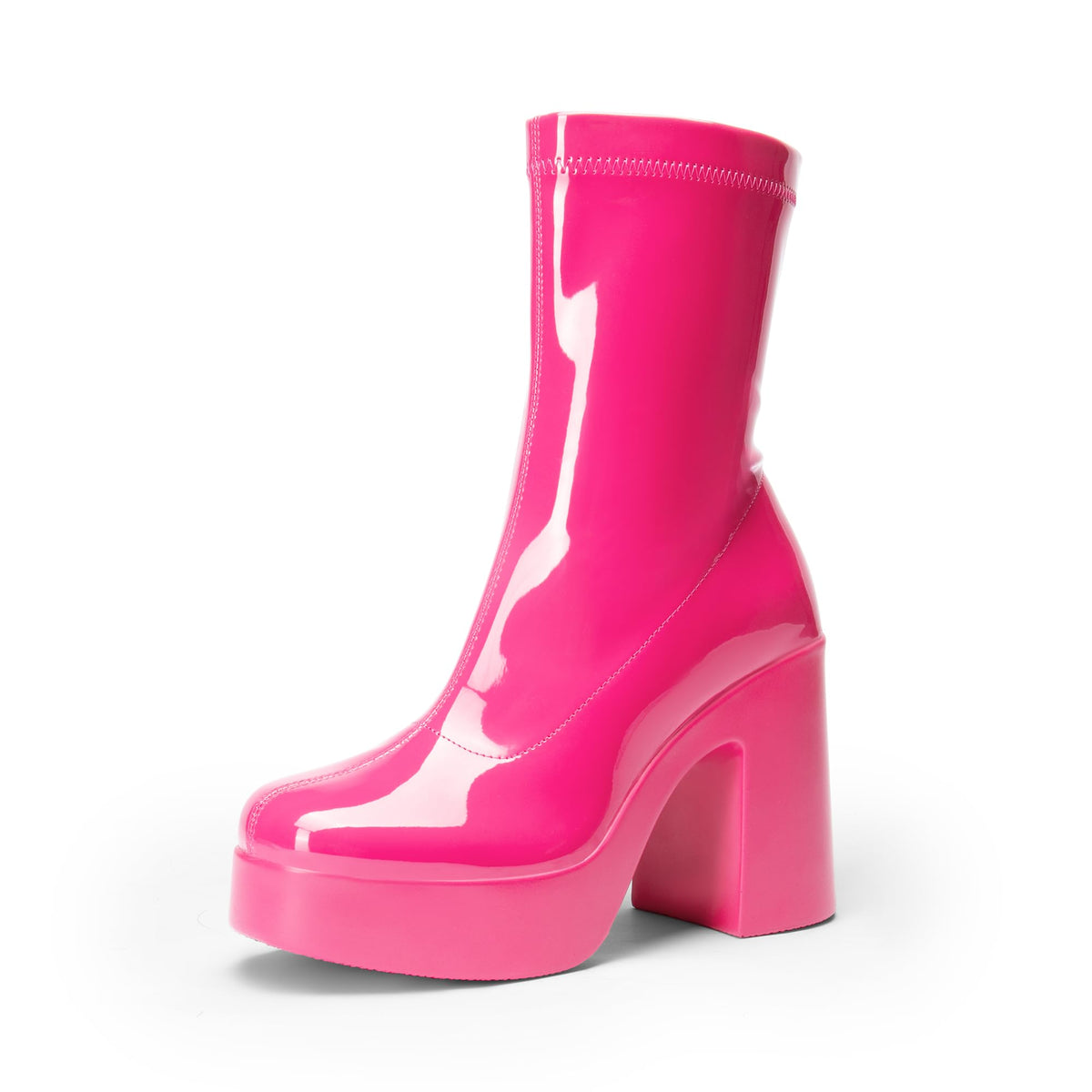 DREAM PAIRS Women's Gogo Ankle Boots Platform Shoes