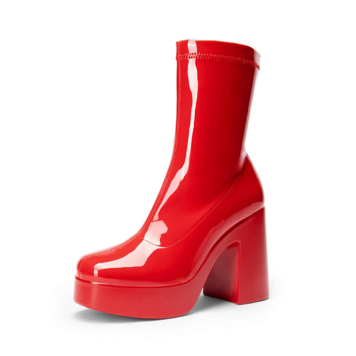 DREAM PAIRS Women's Gogo Ankle Boots Platform Shoes