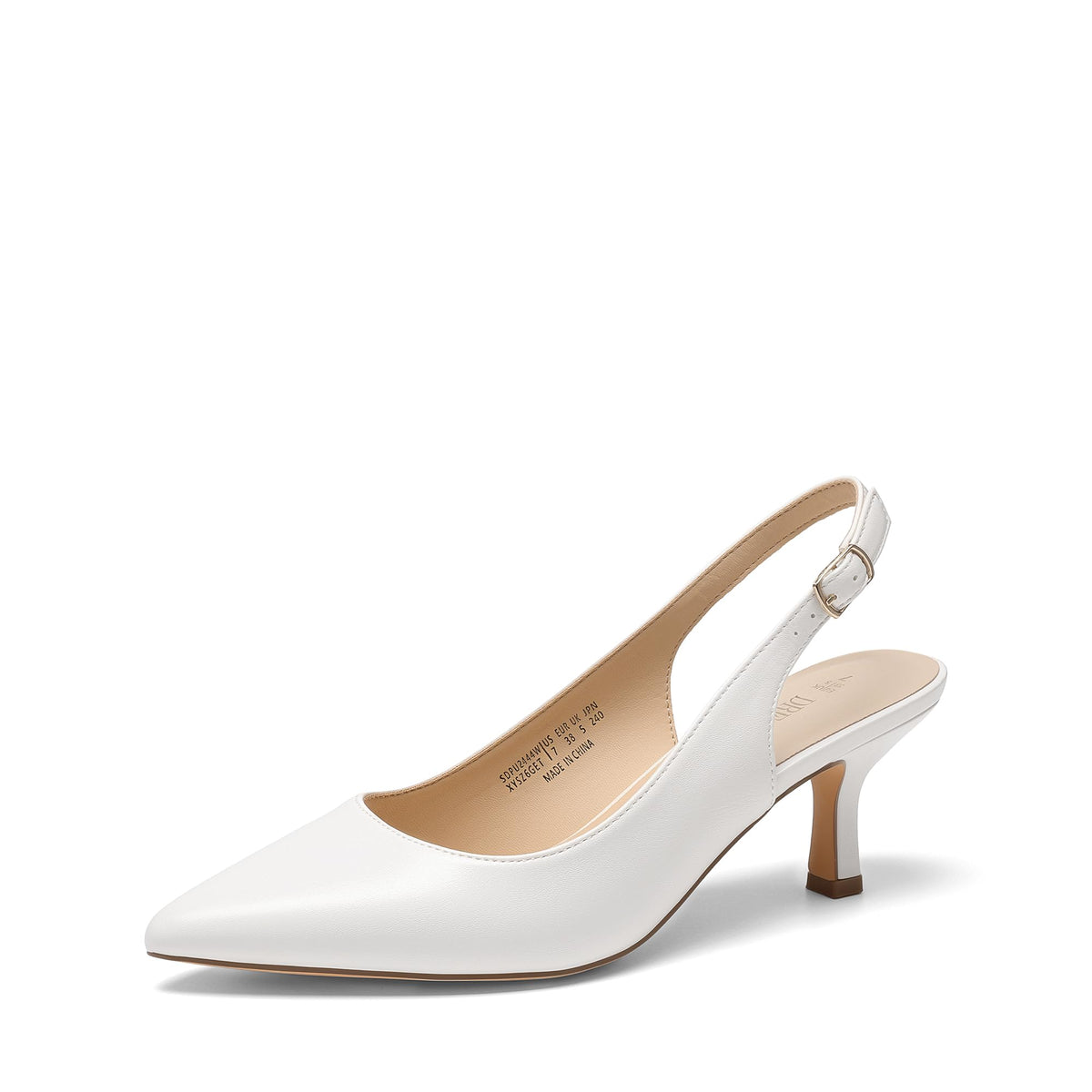 DREAM PAIRS Women's Kitten Slingback Heels Pumps