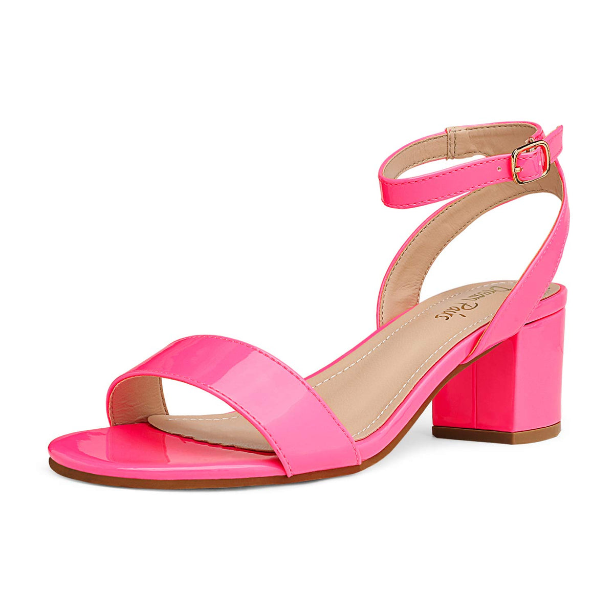 DREAM PAIRS Women's Low Chunky Heels Sandals
