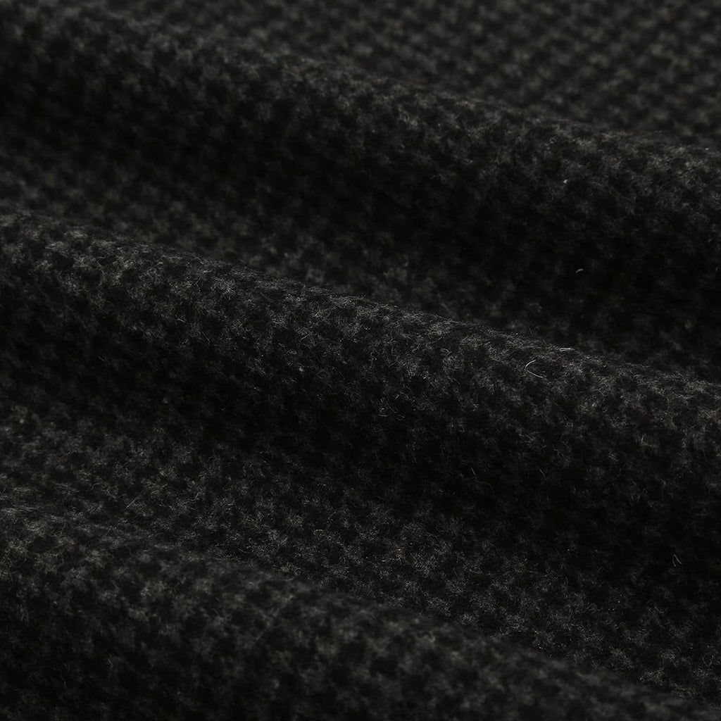IDEALSANXUN Women’s Fall Winter High Waisted Wool Plaid A-line Long Skirt