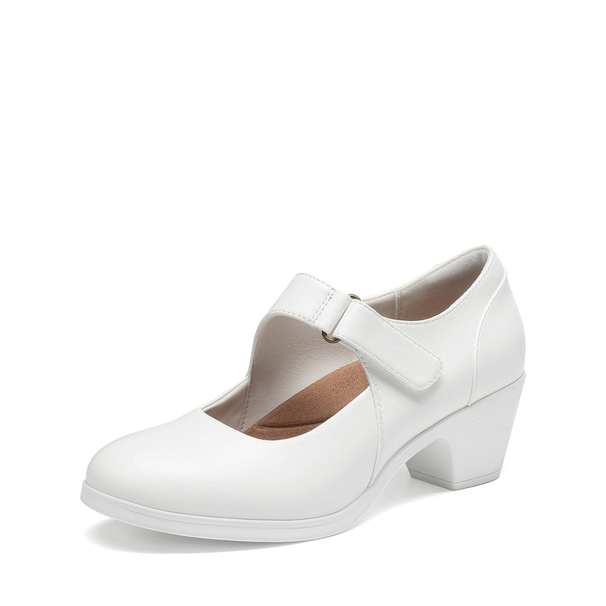 DREAM PAIRS Women's Mary Jane Dress Shoes Block Pumps